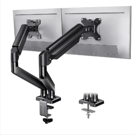 ScreenFlex Pro - Soporte para monitor de doble pantalla de 32 pulgadas