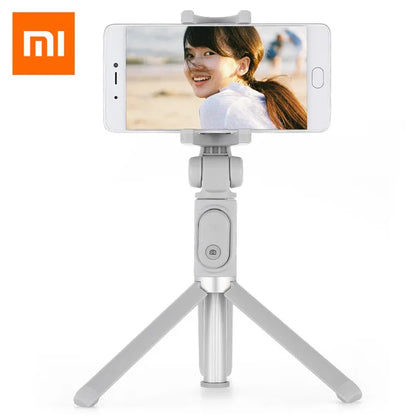 Original Xiaomi Foldable Tripod Monopod Selfie Stick Bluetooth With Wireless Button Shutter Selfie Stick For iOS/Android/Xiaomi