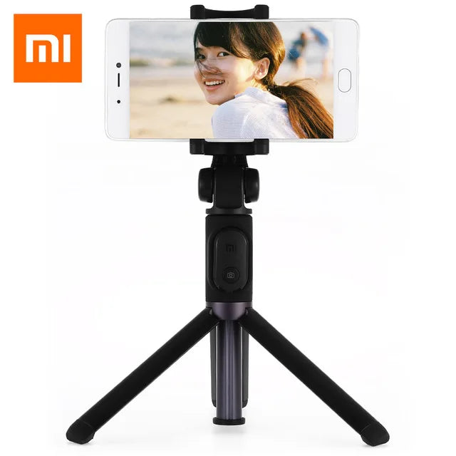 Original Xiaomi Foldable Tripod Monopod Selfie Stick Bluetooth With Wireless Button Shutter Selfie Stick For iOS/Android/Xiaomi