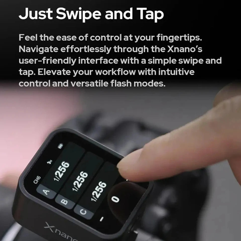 Godox X3 TTL Wireless Flash Trigger with High-definituion OLED Touch Screen Control at Your Fingertips