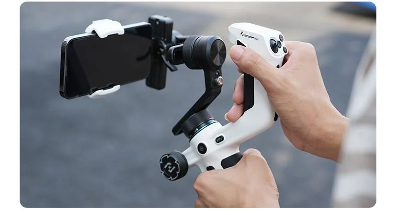 FeiyuTech SCORP Mini 2 – Gimbal 3 Ejes para Cámaras Mirrorless, GoPro y Smartphones con Seguimiento AI