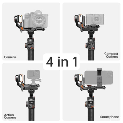 Hohem Official MT2 Kit 3-Axis Gimbal for Mirrorless Camera Stabilizer Camera Sony/Canon/Nikon/Fujifilm/Panasonic with AI Tracker