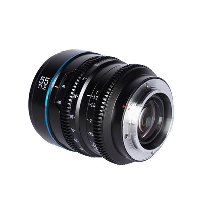 Sirui Night Walker 24mm / 35mm / 55mm T1.2 S35 Cine Lens Series Lightweight Fast T1.2 Aperture Lenses for Scenery Documentary