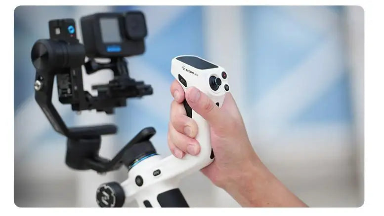 FeiyuTech SCORP Mini 2 – Gimbal 3 Ejes para Cámaras Mirrorless, GoPro y Smartphones con Seguimiento AI