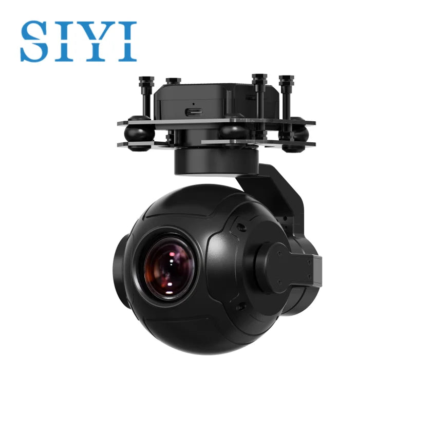 SIYI ZR10 2K 4MP QHD 30X Hybrid 10X Optical Zoom Gimbal Camera 1/2.7" CMOS HDR Starlight Night Vision 3-Axis Stabilizer UAV UGV