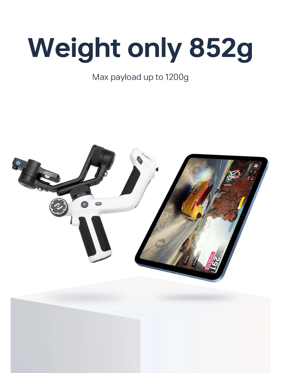 FeiyuTech SCORP Mini 2 – Gimbal 3 Ejes para Cámaras Mirrorless, GoPro y Smartphones con Seguimiento AI