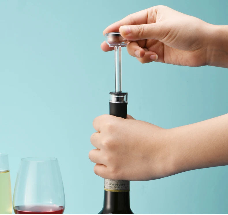 Abridor de botellas de vino con tecnología automática y cortador de aluminio, herramienta esencial para ocasiones especiales